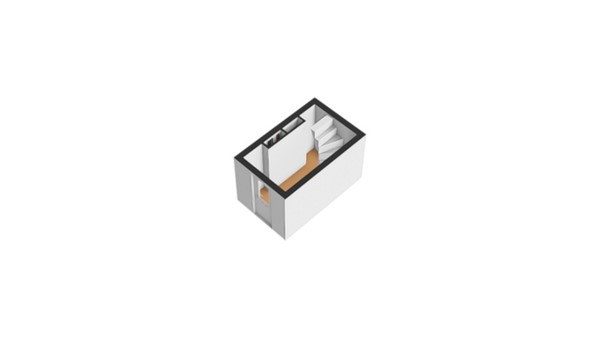 Floorplan - Spanjaardstraat 54B, 3025 TS Rotterdam